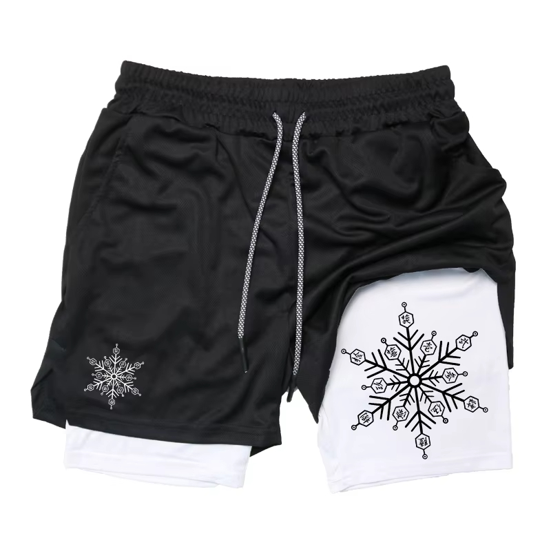 Akaza Men's 2-in-1 Shorts cott - Quick Anime Cosplay ulasan dan harga