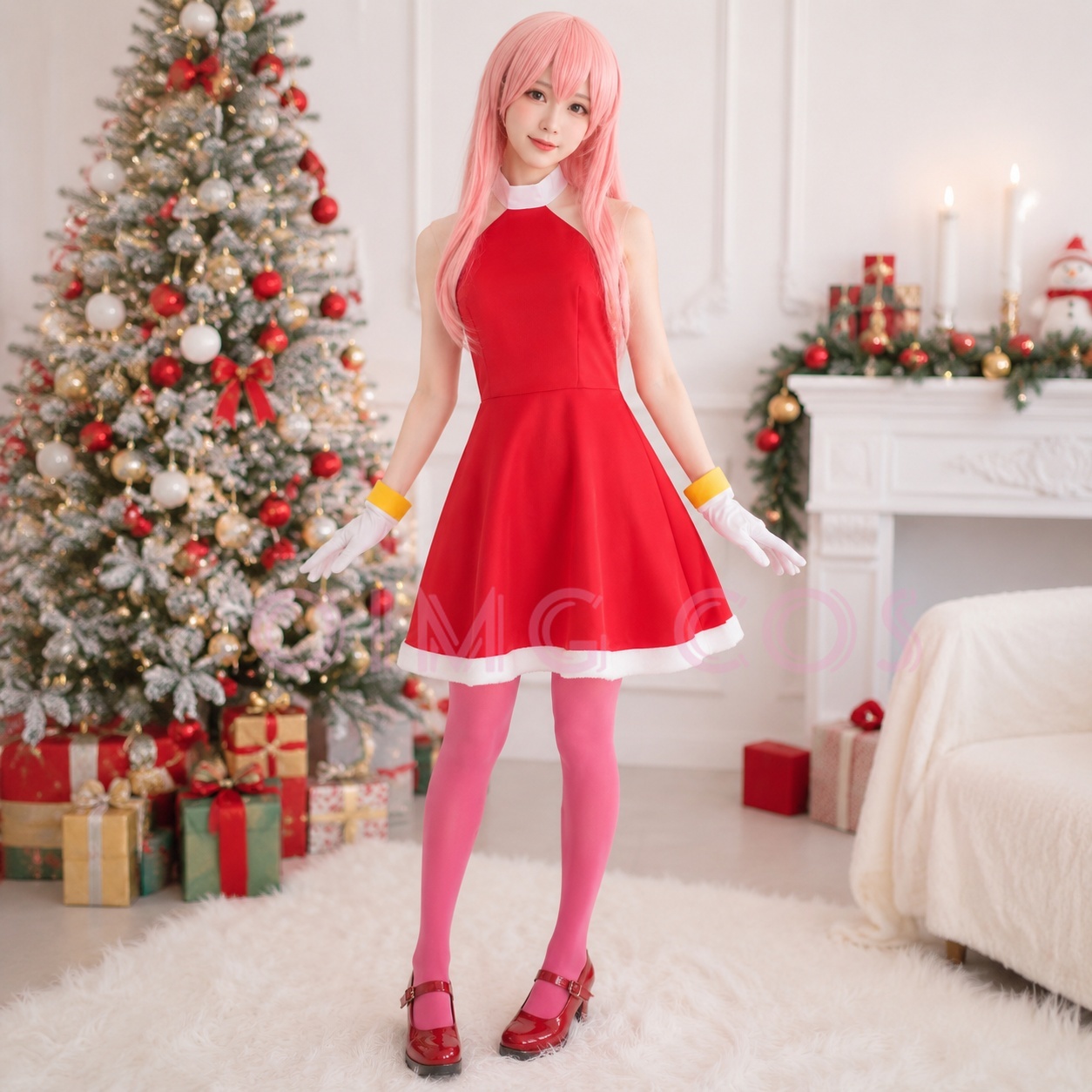 Amy Rose Cosplay Costume Adult - Anime Cosplay Party ulasan dan harga