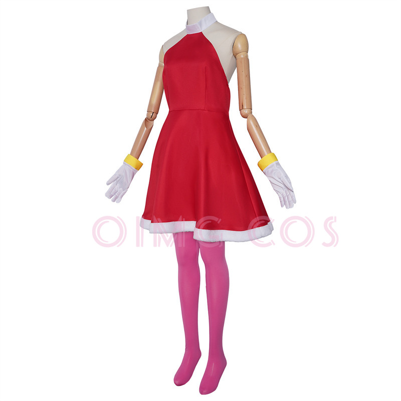 Amy Rose Cosplay Costume Adult - Anime Cosplay Party ulasan dan harga