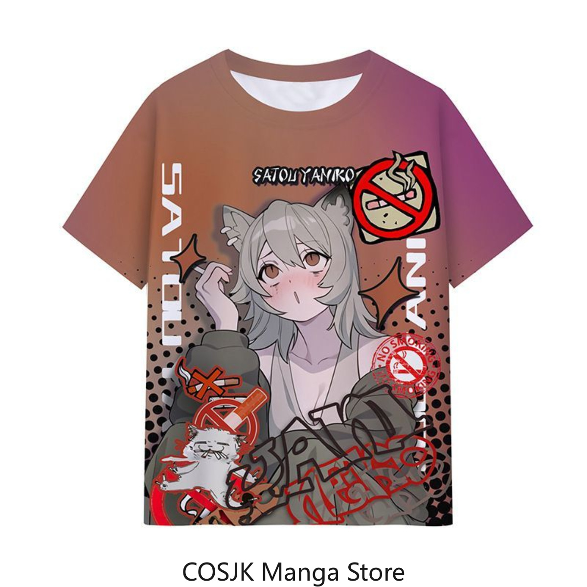 Anime Chainsmoker Cat Yani Nek - Anime Cosplay Cat ulasan dan harga