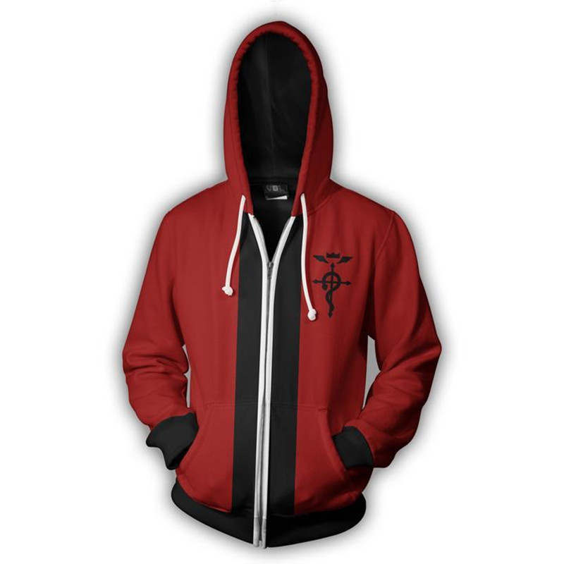 Anime Cosplay Sweatshirts Trac - Fullmetal Alchemist Coat ulasan dan harga
