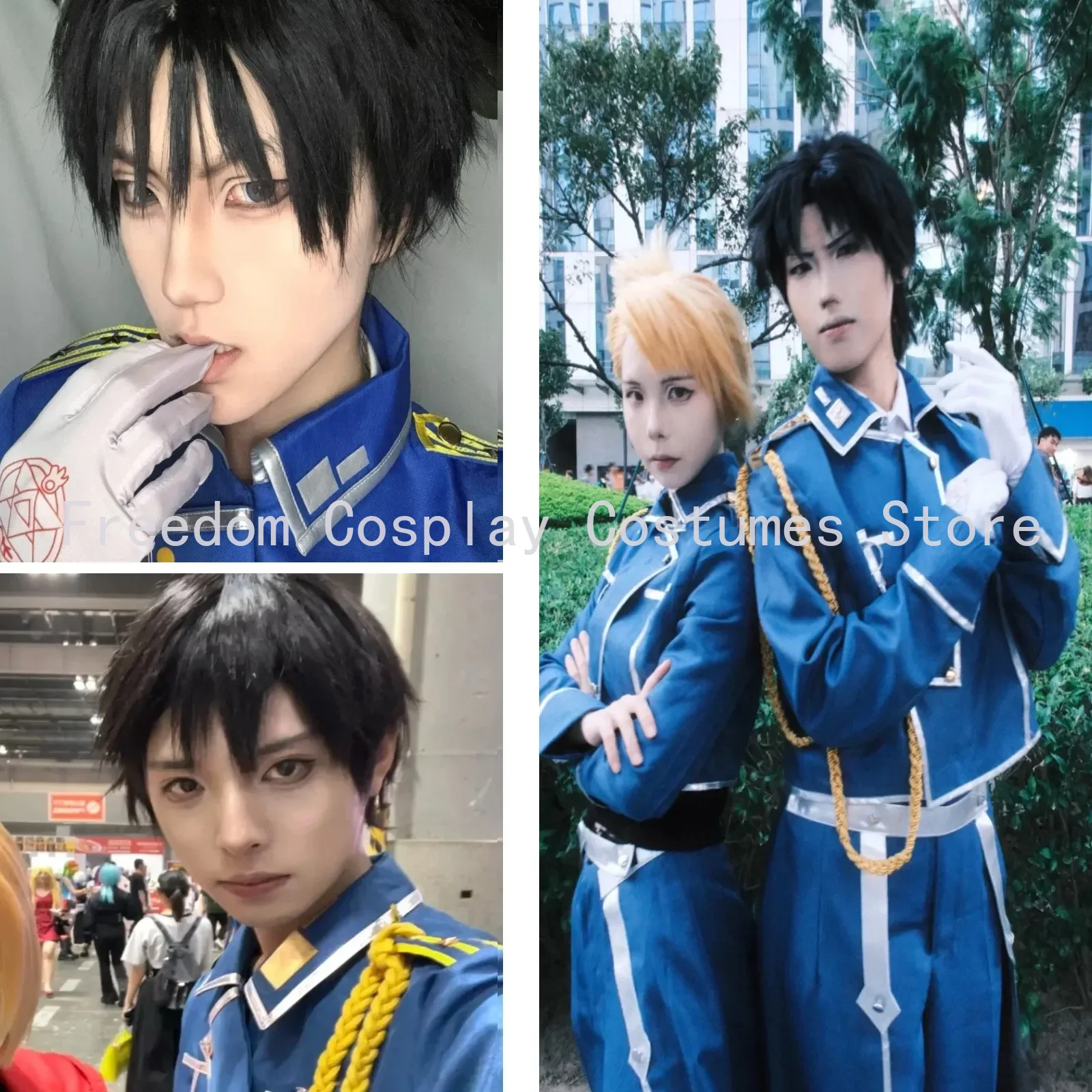 Roy Mustang Cosplay Anime Full - Fullmetal Alchemist Coat ulasan dan harga