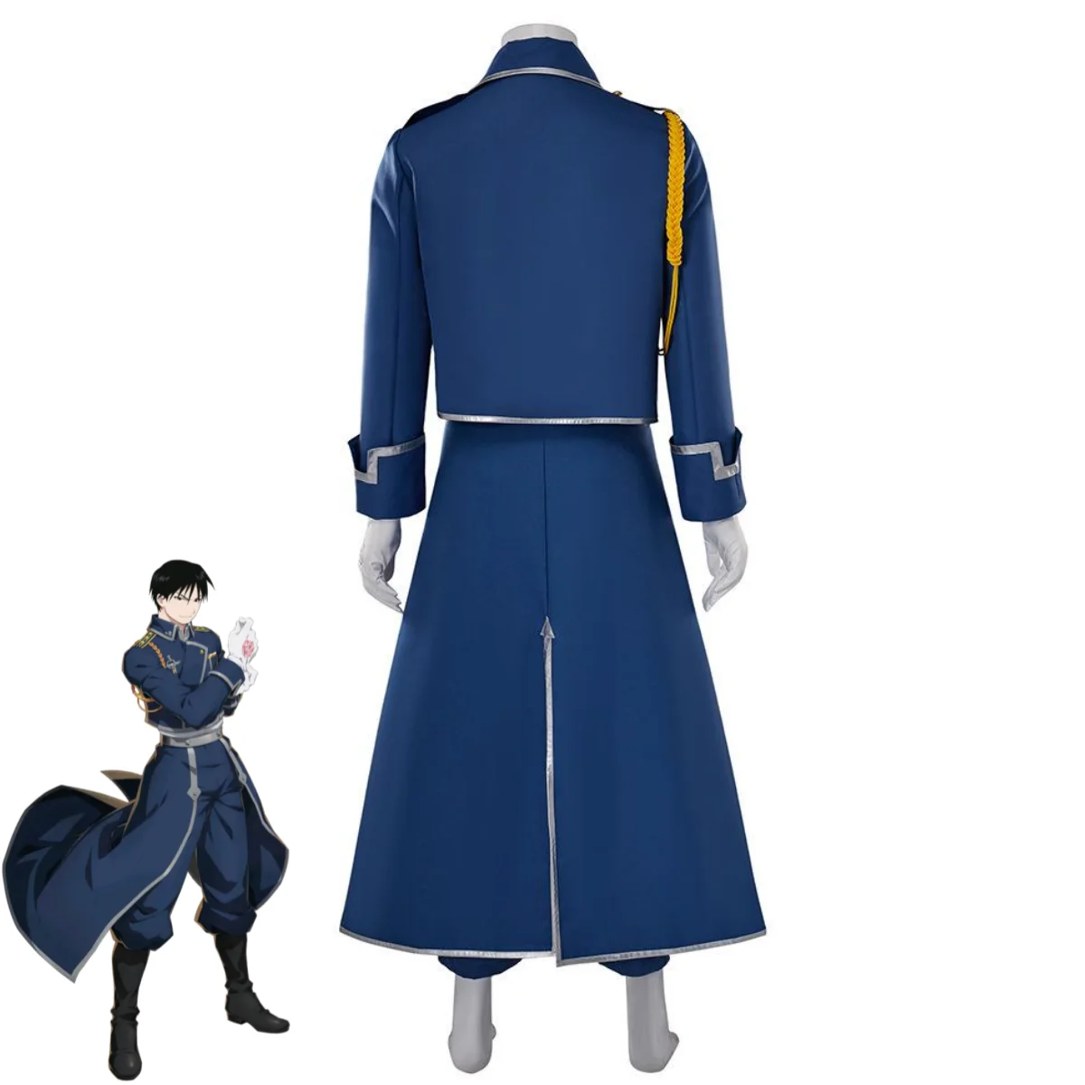 Roy Mustange Cosplay Costume B - Fullmetal Alchemist Coat ulasan dan harga